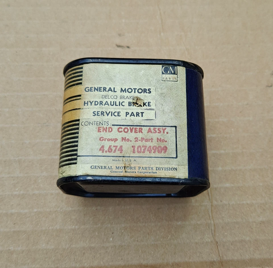 Chevrolet 1936-1950 auto camión nuevo de lote original cilindro de rueda engranaje de ajuste y cubierta Foto 1 de 1