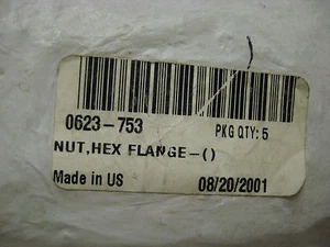 Arctic Cat OEM NOS bilge pump plastic nut 0623-753 Tigershark #2657 - Picture 1 of 3