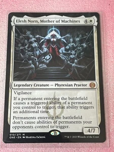 MTG Elesh Norn, Mother of Machines Phyrexia: All Will Be One Mtg Booster Fresh - Picture 1 of 2