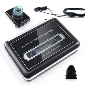 Lettore di Cassette Stereo Auto Reverse&Clear con Altoparlante Staccabile-Portatile Ca... - Foto 1 di 9