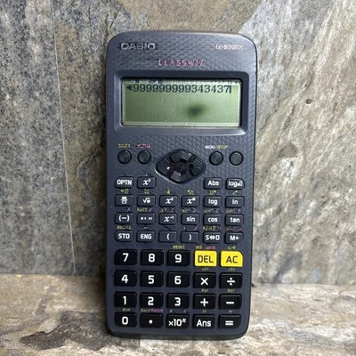Casio FX-83GTX Scientific Calculator- NO COVER - WORKING black on screen  - Image 1 of 4