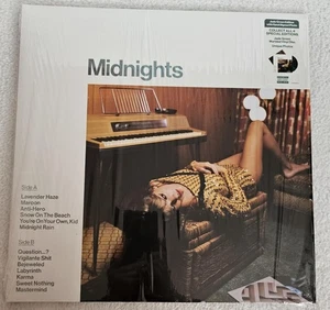 Taylor Swift - HAND SIGNED WITH HEART Midnights JADE GREEN Vinyl - Never Played - Picture 1 of 14