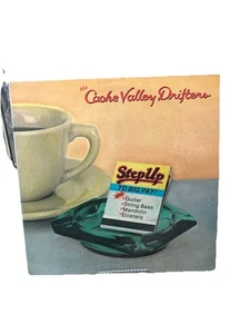 The Cache Valley Drifters - Step Up To Big Pay! LP Record 1980 Flying Fish Folk - Foto 1 di 4
