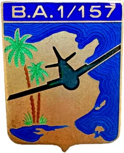 Base Aérienne 1 - 157, TUNIS EL AOUINA, en argent - Picture 1 of 2