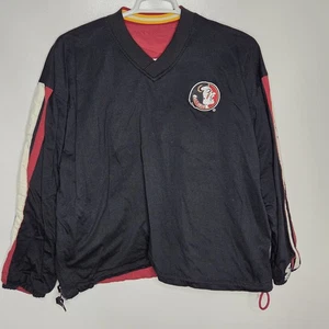 Starter Wende Florida State Jacke Pullover Windbreaker Large Vintage MÄNGEL - Bild 1 von 12