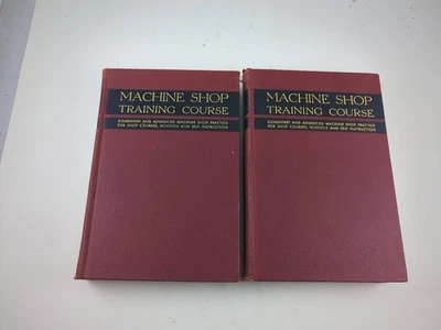 Machine Shop training Course VOL 1 & 2. Hard Bound Vintage Machinist  - Image 1 of 4