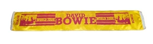 David Bowie World Tour Vintage Konzert Schal Schärpe Ziggy Stardust 70er Banner - Bild 1 von 14