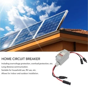 Solar Isolator Switch DC, 500V 32A Solar Panel Circuit Breaker 2 Pole PV... - Picture 1 of 10