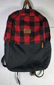 Eddie Bauer Rucksack rot & schwarz Buffalo kariert Bookbag Ashford Daypack Scarlet - Bild 1 von 24