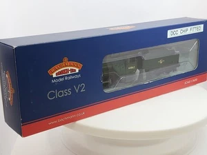 BACHMANN 31-565 CLASS V2 BR GREEN LATE CREST #60862 DCC FITTED  IMMACULATE BOXED - Picture 1 of 13