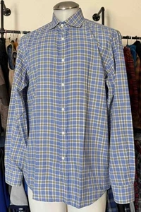 RALPH LAUREN PURPLE LABEL COTTON DRESS SHIRT MEN SZ 16 - Picture 1 of 3