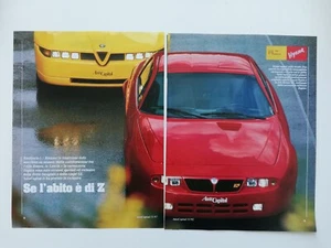 Clipping Ritaglio Articolo 1992 LANCIA DELTA e ALFA ROMEO SZ - 2 Versioni Zagato - Foto 1 di 4