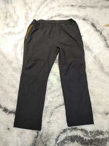 Men's Thermal Fleece Lined Trousers Cargo Combat Work Outdoor Warm Bottoms Pants - Picture 1 of 4