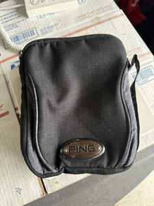 Ping Golf Valuables Bag Zipper Handle Keys Balls Money Accessories Black - Picture 1 of 6