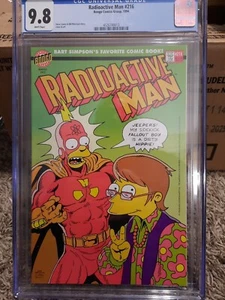 Radioactive Man 216 Cgc 9.8 Bongo 1994 Simpsons Bart Homer Fallout Boy Hippe NM - Picture 1 of 11