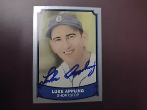 1988 Pacific Baseball Legends Luke Appling Autograph Card - Picture 1 of 2