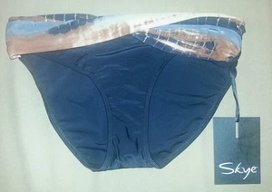 SKYE Damen Badeanzug Bikinihose, schwarz m. Erdtöne Gr. S/P NEU mit Etikett - Bild 1 von 8