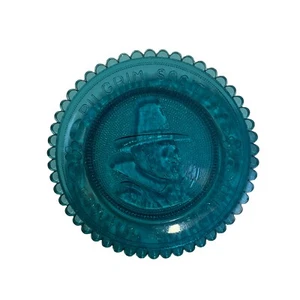 Gebrauchte Pairpoint Tasse Teller Pilgrim Society Gov WM Bradford Aqua U192 - Bild 1 von 3