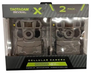 Tactacam 2Pk - Reveal x Gen 2.0 LTE Cellular Trail Camera - 16MP Hunting Monitor - Picture 1 of 1