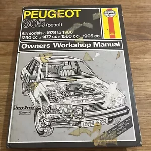 Peugeot 305 Petrol All Models 1978-1986 1290cc 1472cc,1580cc,1905cc Haynes - Picture 1 of 5