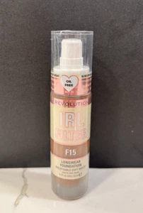 1 Revolution Beauty IRL Filter Longwear Foundation F15, 0.7 oz New & Sealed - Picture 1 of 3