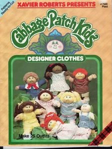 Libro de patrones para niños Xavier Roberts 1982 Little People Pal Cabbage Patch SIN CORTAR 1 - Imagen 1 de 11