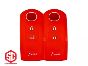 2x New KeyFob Remote Fobik Silicone Cover Fit / For Select Mazda Vehicles. - Bild 1 von 2