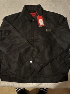 Men Hugo BOSS Jacket Loose Fit Black Size Small NWT - Picture 1 of 4