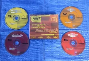 COMMAND & CONQUER Soundtrack Collection (4 CD Set, 69 Tracks, 2000) Near Mint - Foto 1 di 6