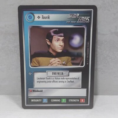 1994 Star Trek The Next Generation TCG CCG TAURIK Black Border - Image 1 of 2