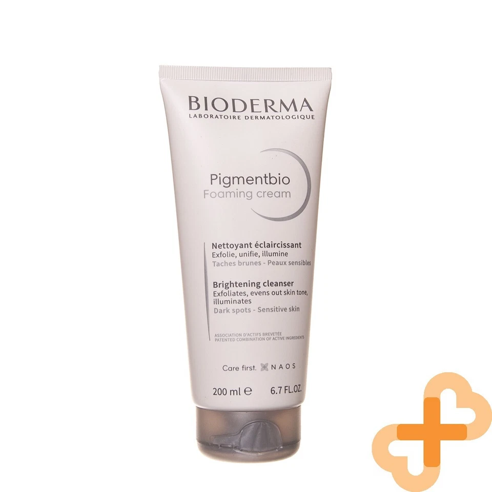 BIODERMA Pigmentbio Foaming Cream 200 ml Brightening Cleanser Exofiliates Evens