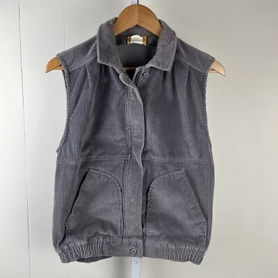 Chaleco de pana Tidewater Traders de colección gris sin mangas para hombre mediano Foto 1 de 4