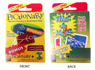 Mattel Pictionary & Whac-A-Mole Combo Pack - Family Party Fun Game Night Cards - Image 1 of 3