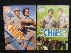 Chips Complete Season 1 & 2 DVD Box Sets Sealed New PX201 - Picture 1 of 3
