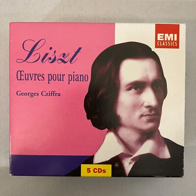 List Oeuvres pour Piano Georges Cziffra 5 Disc CD Box Set 2001 EMI Classics - Image 1 of 4
