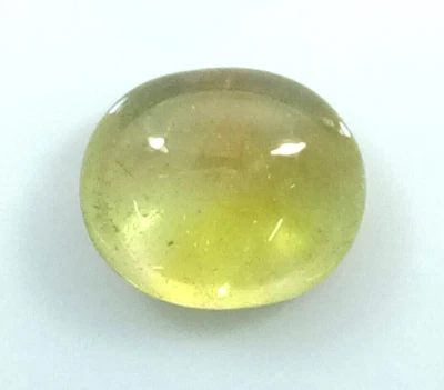 ZAFIRO AMARILLO NATURAL 4,29 Cts HERMOSO CABUJÓN OVALADO COLOR AMARILLO VERDOSO Foto 1 de 3