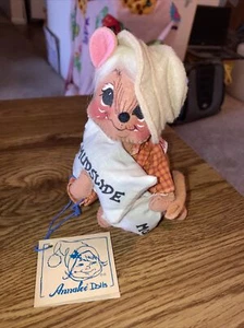 1995 Annalee Mobilitee Doll - California  Mudslide Mouse 6" W/Tag - Picture 1 of 6