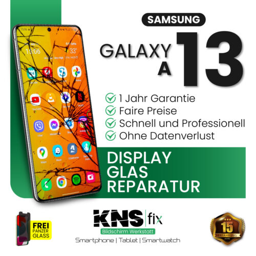 Samsung Galaxy A13 Frontglas Bildschirm /  Display Reparatur ✅ Glas Austausch