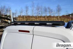 Rear Roof Bar + LEDs To Fit MAN TGE 2017+ BLACK Rear Stainless Steel Accessories - Picture 1 of 5