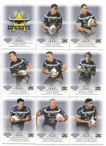 2018 NRL Elite North Queensland COWBOYS 9 Card Mini Team Set - Picture 1 of 1