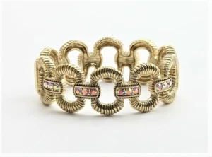 Heidi Daus Gorgeous Rocks Hinged Bracelet Violet - Picture 1 of 3
