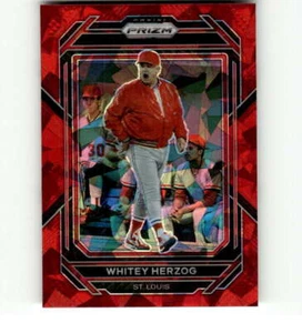 Panini Prizm Red Ice Prizm #276 2023 Whitey Herzog Cardinals - Imagen 1 de 2