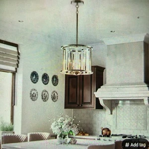 new modern crystal chandelier light Short Or Long Fitting RRP £79.99 - Picture 1 of 4