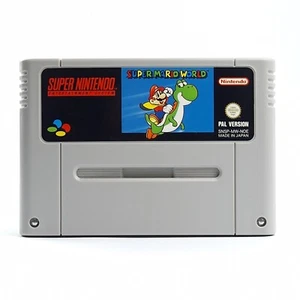Juego de Super Nintendo: Super Mario World | cartucho módulo SNES - PAL NOE - Imagen 1 de 3