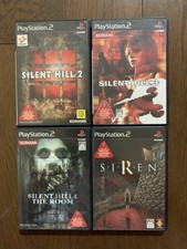 Japanese Language ps2 Silent Hill 2 Silent Hill 3 Silent Hill 4 Siren 4 pcs set