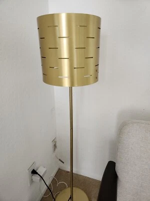 New IKEA EBBEMALA Floor Lamp Brass Color  46" 905.183.38 Discontinued - Image 1 of 3