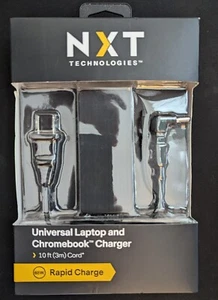 NXT Universal Laptop And Chromebook Charger 10 Ft Cord / 65 W Rapid Charge - Picture 1 of 3