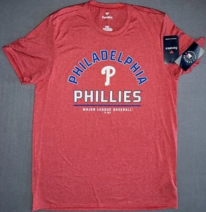 MLB Philadelphia Phillies Fanatics T-Shirt Genuine Merchandise Men's L red NWT - Picture 1 of 9