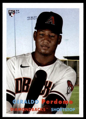 2021 Topps Archives #51 Geraldo Perdomo 1957 Style   Arizona Diamondbacks RC - Image 1 of 2