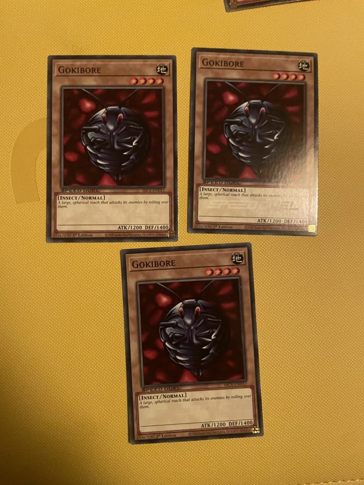 3x Yu-Gi-Oh! Gokibore SBC1-END11 1st Ed. Speed Duel Streets of Battle City - Image 1 of 1